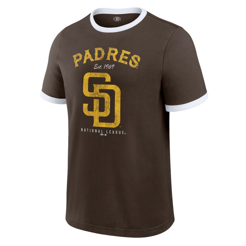 San Diego Padres Darius Rucker Collection by Fanatics Washed Ringer T-Shirt - MLB T-shirts