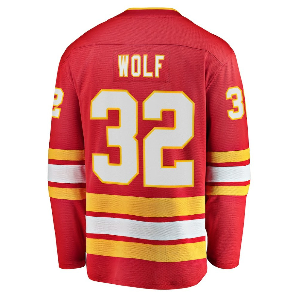Dustin Wolf Calgary Flames Fanatics Home Breakaway Jersey -  NHL Jerseys