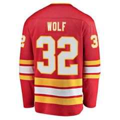 Dustin Wolf Calgary Flames Fanatics Home Breakaway Jersey -  NHL Jerseys