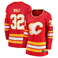 Dustin Wolf Calgary Flames Fanatics Women's Home Breakaway Jersey -  NHL Jerseys