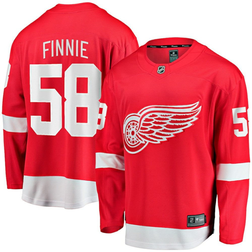 Emmitt Finnie Detroit Red Wings Fanatics Home Breakaway Jersey -  NHL Jerseys