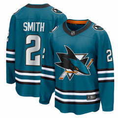 Will Smith San Jose Sharks Fanatics Home Breakaway Jersey -  NHL Jerseys