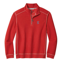 Cleveland Guardians Tommy Bahama Montego Bay Half-Zip Sweatshirt - MLB Sweatshirts