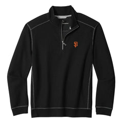San Francisco Giants Tommy Bahama Montego Bay Half-Zip Sweatshirt - MLB Sweatshirts
