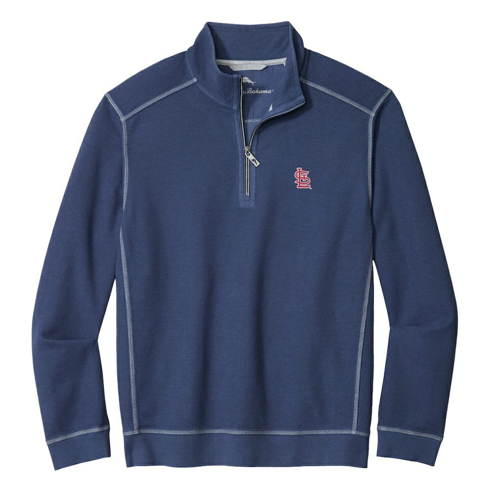 St. Louis Cardinals Tommy Bahama Montego Bay Half-Zip Sweatshirt - MLB Sweatshirts