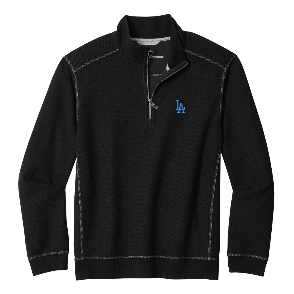 Los Angeles Dodgers Tommy Bahama Montego Bay Half-Zip Sweatshirt - MLB Sweatshirts