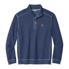 Detroit Tigers Tommy Bahama Montego Bay Half-Zip Sweatshirt - MLB Sweatshirts