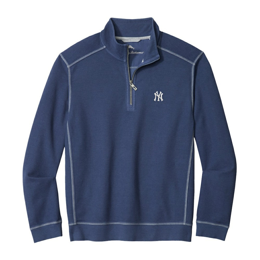 New York Yankees Tommy Bahama Montego Bay Half-Zip Sweatshirt - MLB Sweatshirts