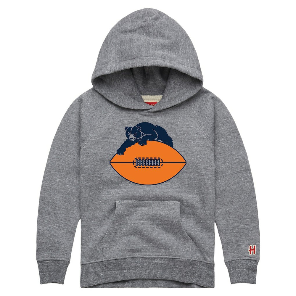 Chicago Bears Homage Youth Hand Drawn Logo Tri-Blend Hoodie | NFL US