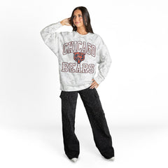 Chicago Bears Gameday Couture Women's Whiteout Oversized Premium Fleece Sweatshirt | NFL Outlet