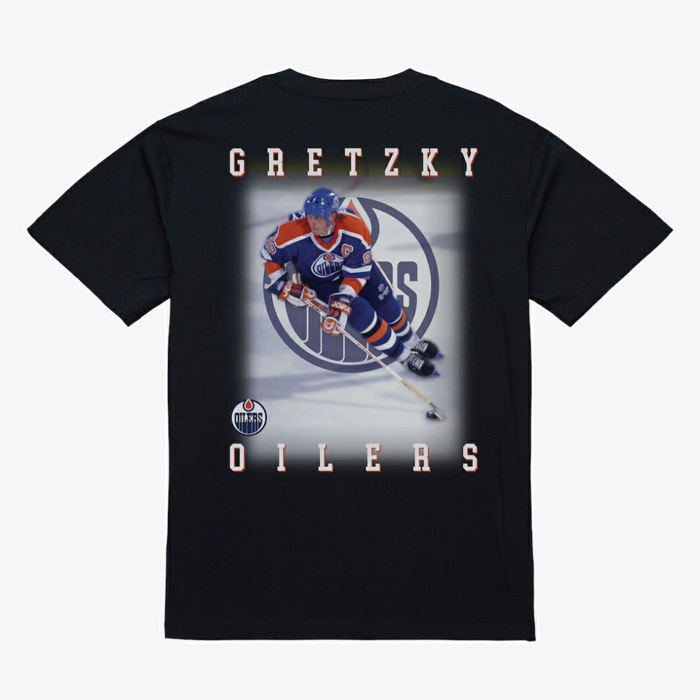 Wayne Gretzky Edmonton Oilers Mitchell & Ness Photo T-Shirt -  NHL T-shirts