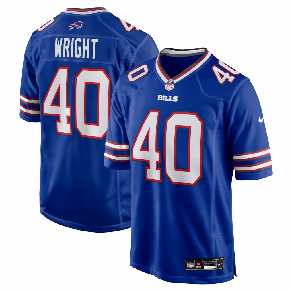 Buffalo Bills Matthew Wright  Team Game Jersey | NFL Sale