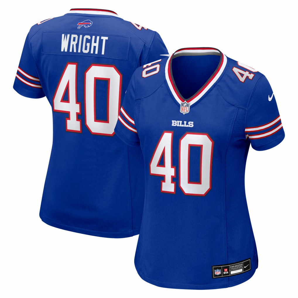 Buffalo Bills Matthew Wright  Women's Team Game Jersey | NFL Discount