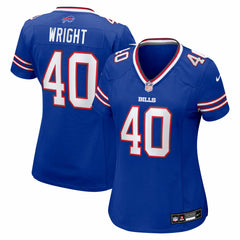 Buffalo Bills Matthew Wright  Women's Team Game Jersey | NFL Discount