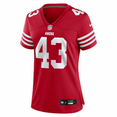 San Francisco 49ers Eric Kendricks  Women's Game Jersey | NFL Outlet