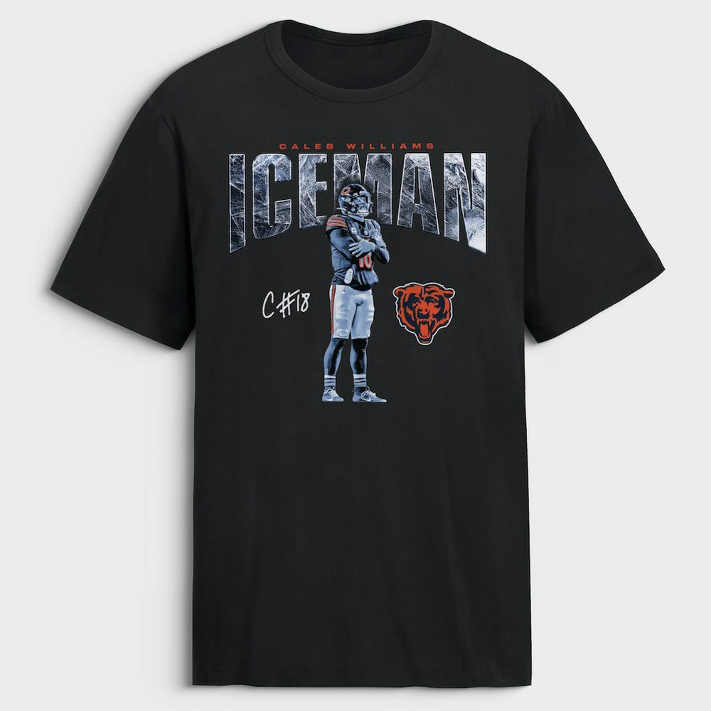 Chicago Bears Caleb Williams  Iceman T-Shirt | NFL Near me