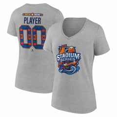 Boston Bruins Women's 2026 NHL Stadium Series Personalized Name & Number V-Neck T-Shirt -  NHL T-shirts
