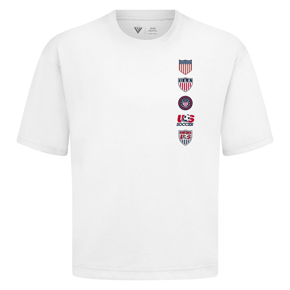 USMNT Levelwear Luxe Signature Knit Timeline T-Shirt