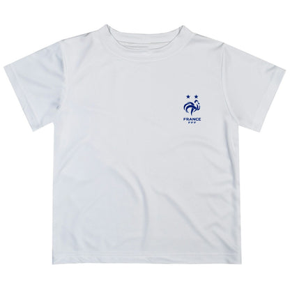 France National Team Vive La Fete Youth Impressions Artwork T-Shirt for sale - White