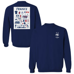 France National Team Vive La Fete Women's Impressions Artwork Sweatshirt