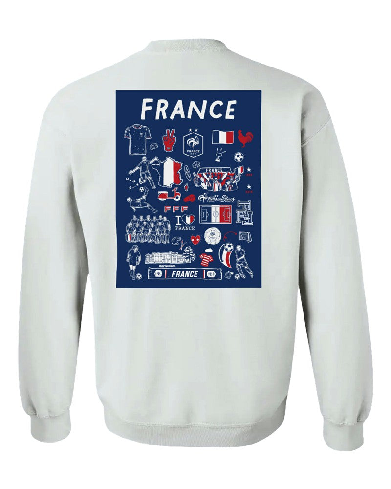 France National Team Vive La Fete Women's Impressions Artwork Sweatshirt