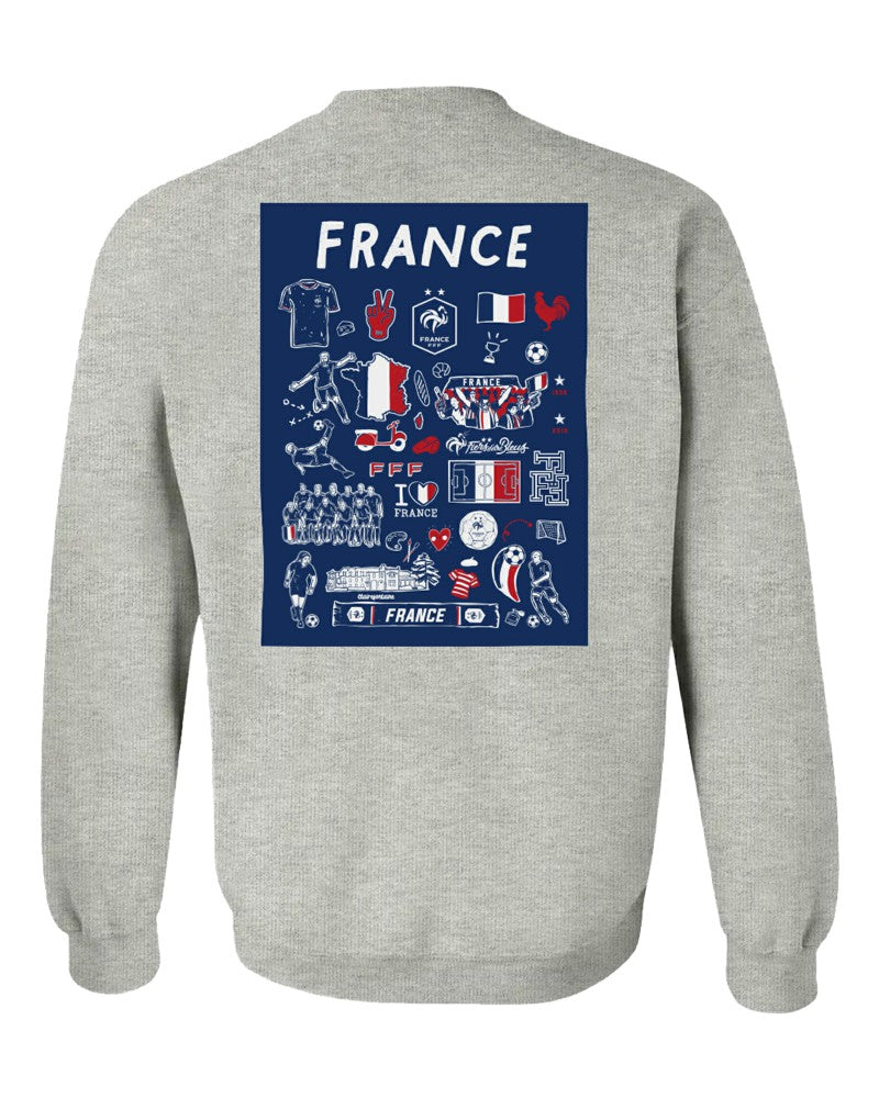 France National Team Vive La Fete Women's Impressions Artwork Sweatshirt