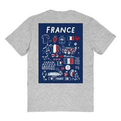 France National Team Vive La Fete Women's Impressions Artwork Fitted T-Shirt
