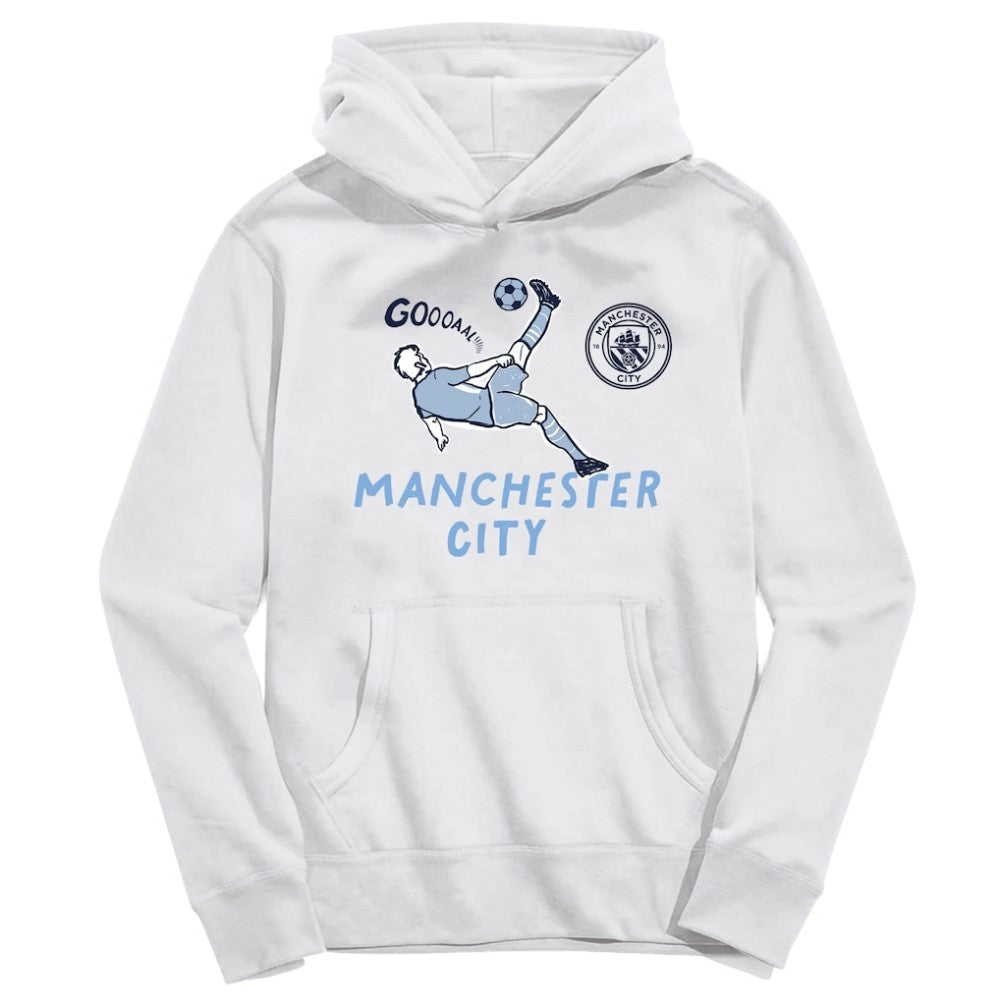 Manchester City Vive La Fete Toddler Chilena Style Hoodie Discount - White