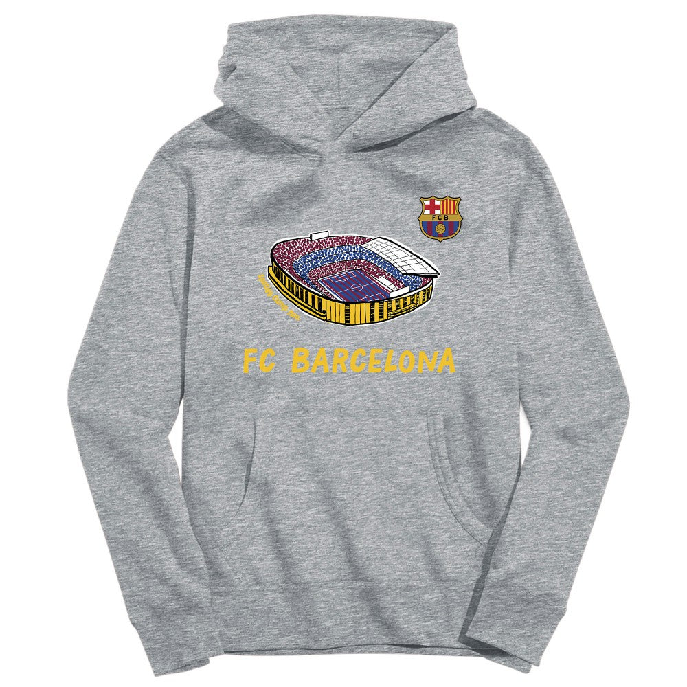 Barcelona Vive La Fete Youth Stadium Style Hoodie