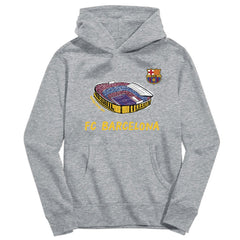 Barcelona Vive La Fete Youth Stadium Style Hoodie