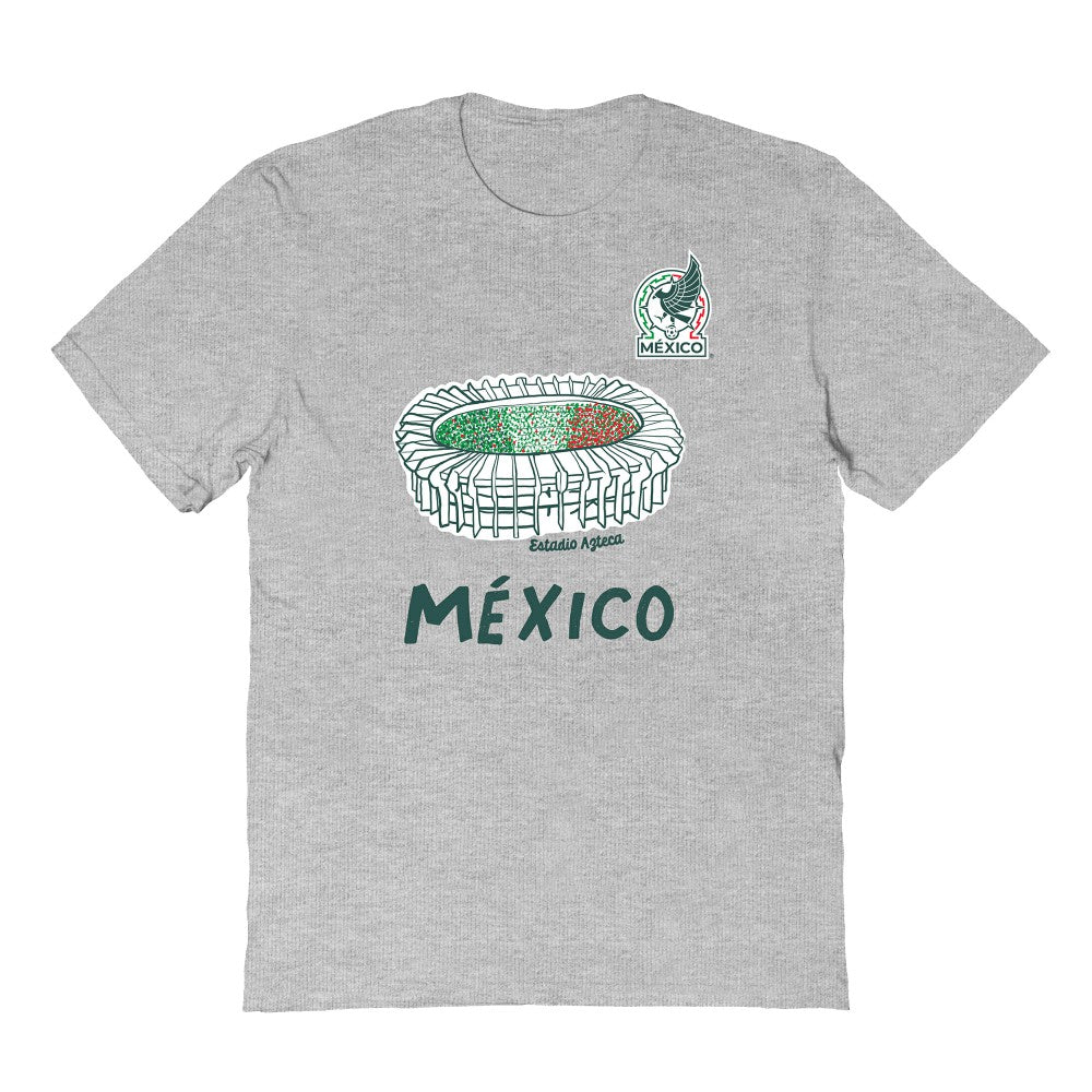 Mexico National Team Vive La Fete Youth Chilena Style T-Shirt for sale - Gray