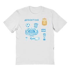 Argentina National Team Vive La Fete Youth Impressions Icons T-Shirt