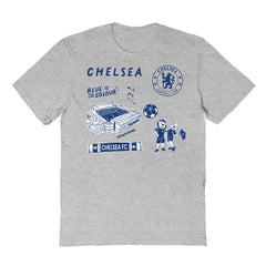 Chelsea Vive La Fete Youth Impressions Icons T-Shirt