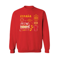 Spain National Team Vive La Fete Women's Impressions Icons Sweatshirt
