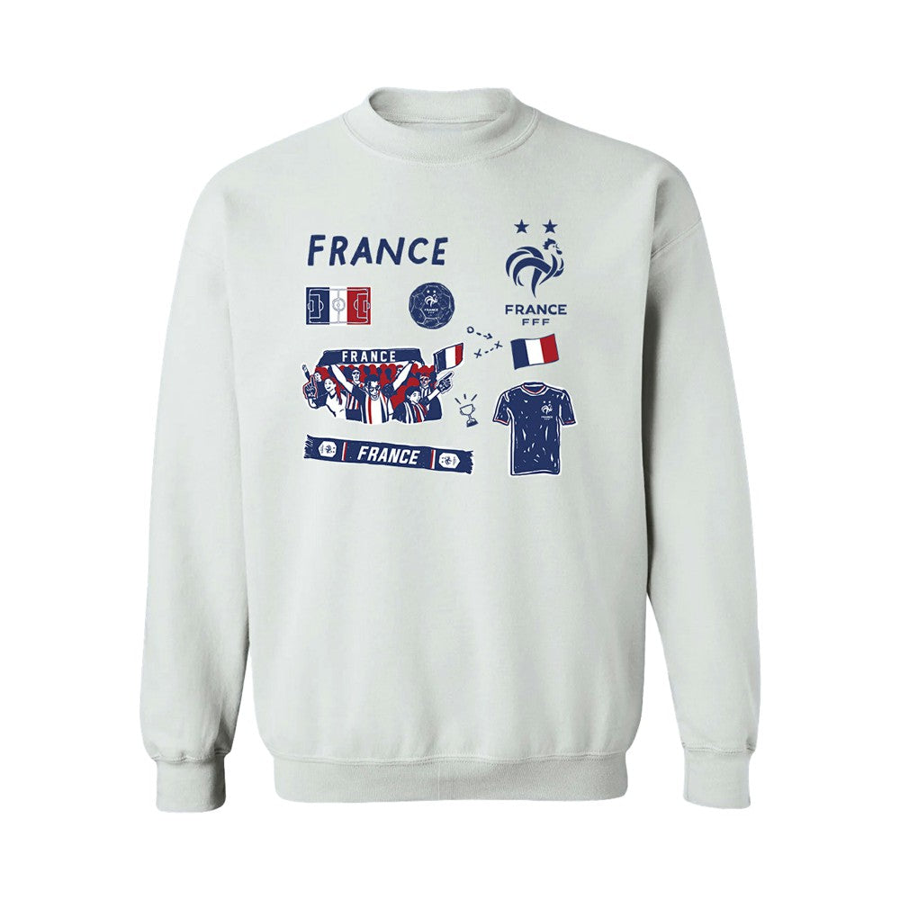 France National Team Vive La Fete Women's Impressions Icons Sweatshirt