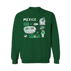 Mexico National Team Vive La Fete Women's Impressions Icons Sweatshirt