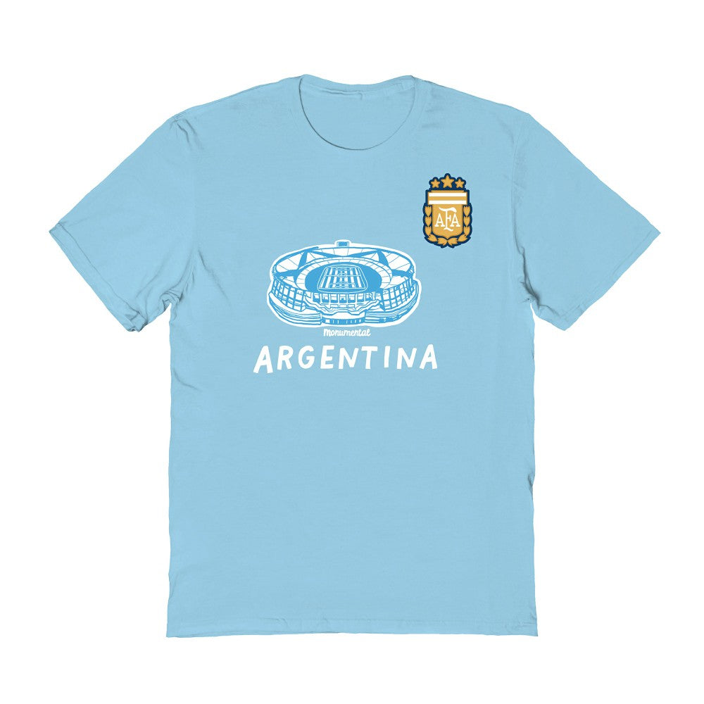 Argentina National Team Vive La Fete Women's Stadium Style T-Shirt