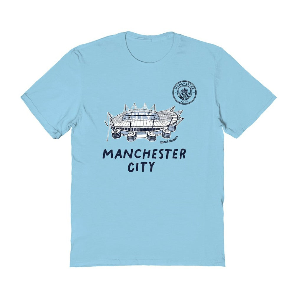 Manchester City Vive La Fete Women's Stadium Style T-Shirt