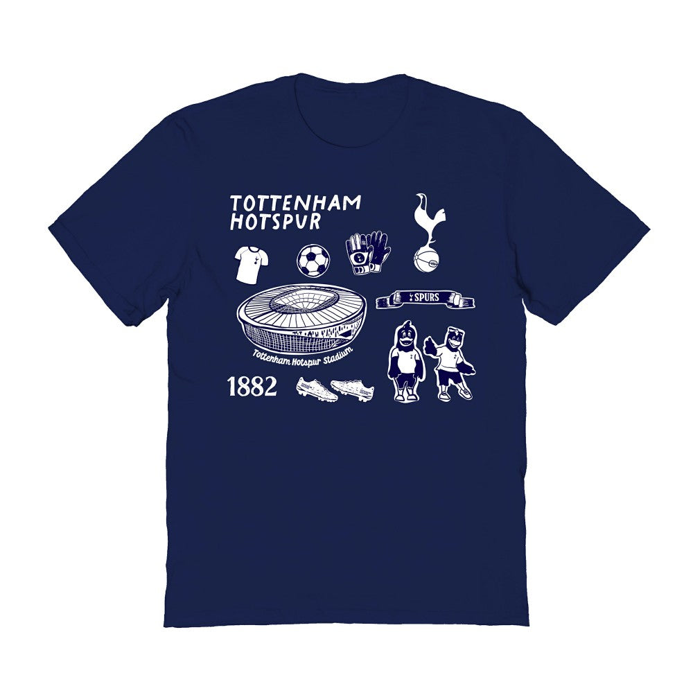 Tottenham Hotspur Vive La Fete Women's Impressions Icons T-Shirt