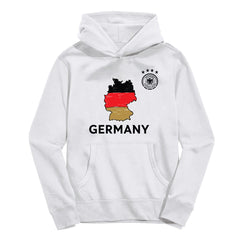 Germany National Team Vive La Fete Youth Map Style Hoodie