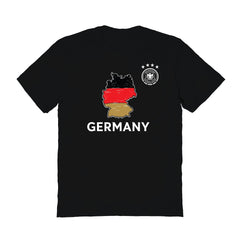 Germany National Team Vive La Fete Adult Map Style T-Shirt