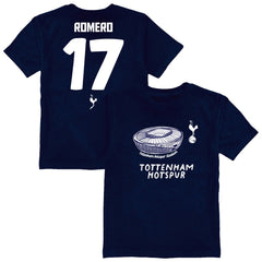 Cristian Romero Tottenham Hotspur Vive La Fete Youth Player Name & Number Stadium Style T-Shirt