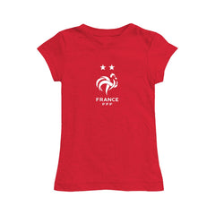 France National Team Vive La Fete Girls Youth Color Badge Fitted T-Shirt