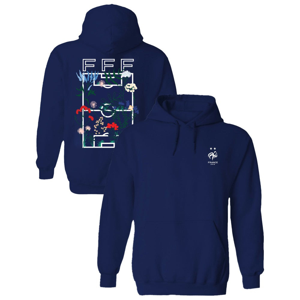 France National Team Vive La Fete Women's Soccer Field Fleece Hood