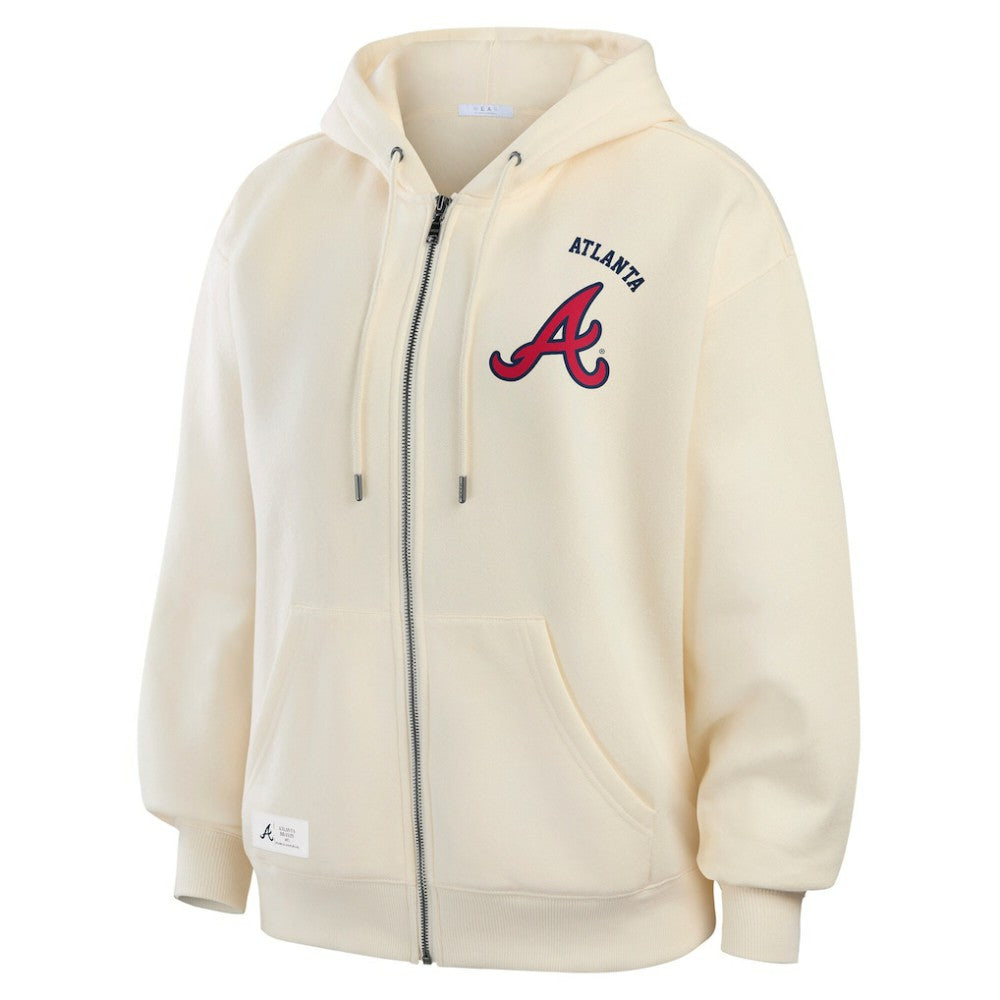 Atlanta Braves WEAR by Erin Andrews Women's Full-Zip Hoodie - MLB Hoodies