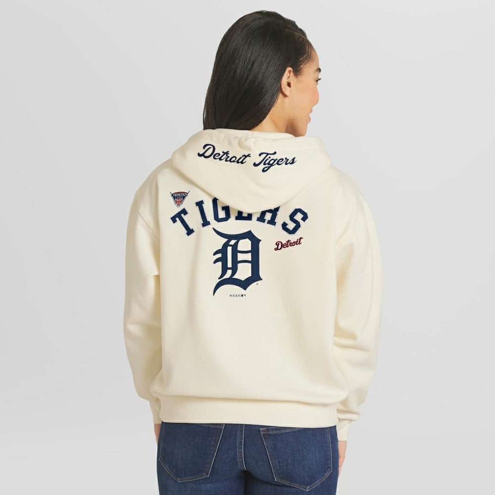 Detroit Tigers WEAR by Erin Andrews Women's Full-Zip Hoodie - MLB Hoodies