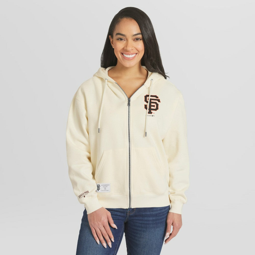 San Francisco Giants WEAR by Erin Andrews Women's Full-Zip Hoodie - MLB Hoodies
