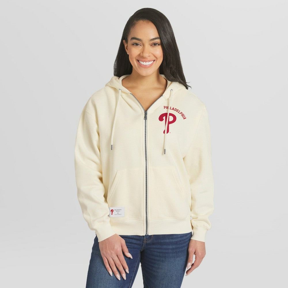 Philadelphia Phillies WEAR by Erin Andrews Women's Full-Zip Hoodie - MLB Hoodies
