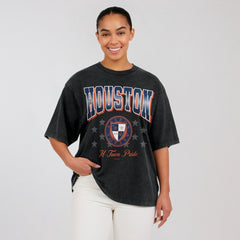 Houston Astros WEAR by Erin Andrews Women's Oversized Boyfriend T-Shirt - MLB T-shirts