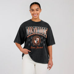 Baltimore Orioles WEAR by Erin Andrews Women's Oversized Boyfriend T-Shirt - MLB T-shirts
